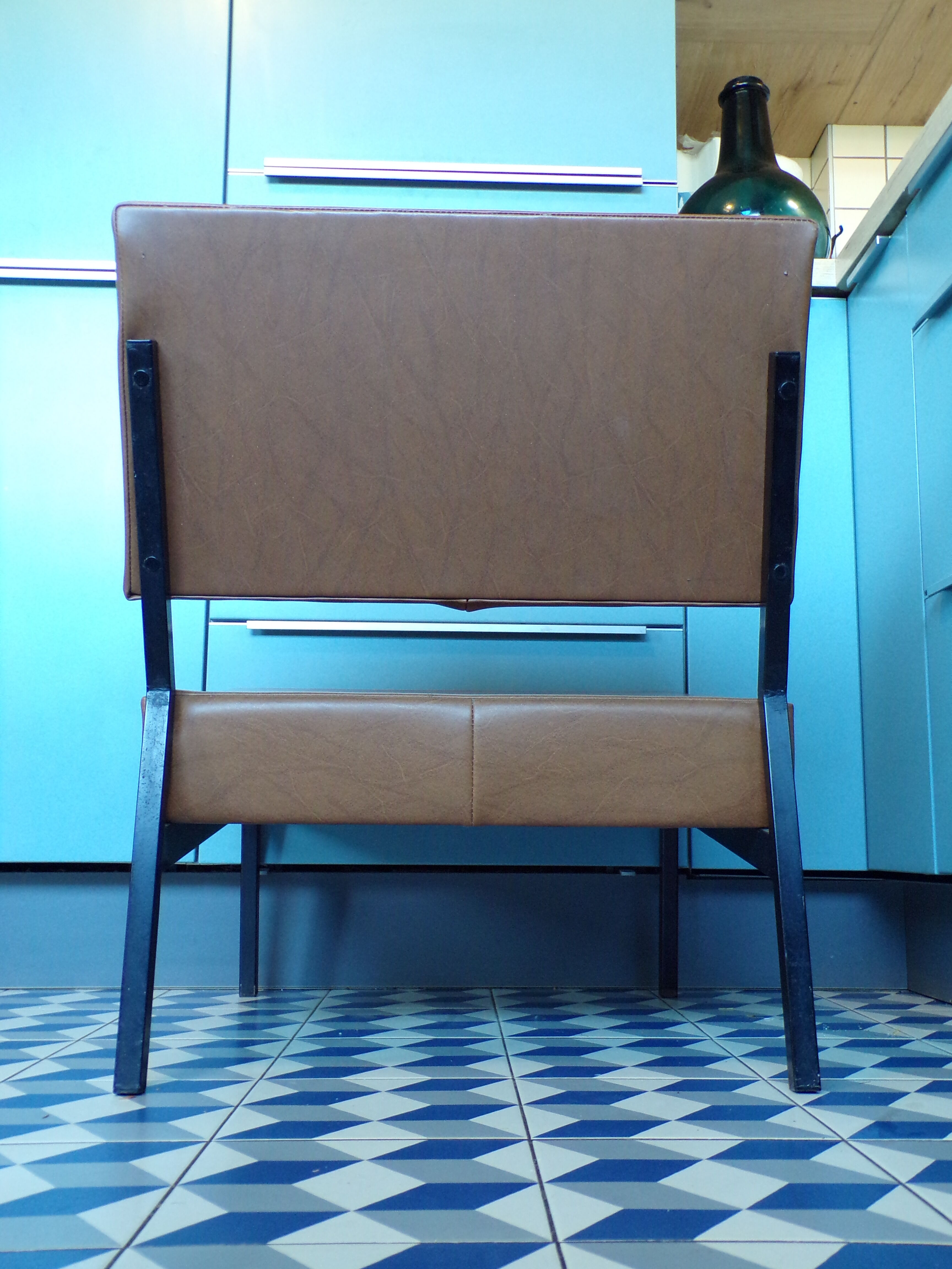 Vintage skai armchair