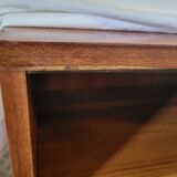 1960 vintage furniture teak plate showcase chest