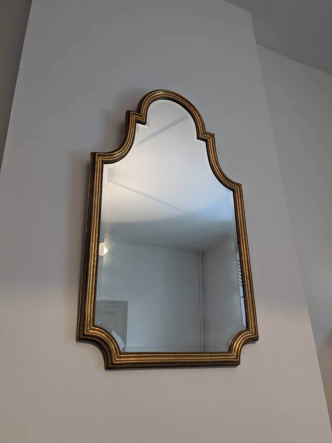 Old policeman's hat mirror