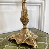3-light gold candlestick