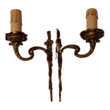 Gilded bronze sconces