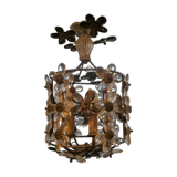 Chandelier with flowers in tassels