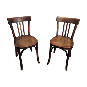 Paire de chaises bistrot
