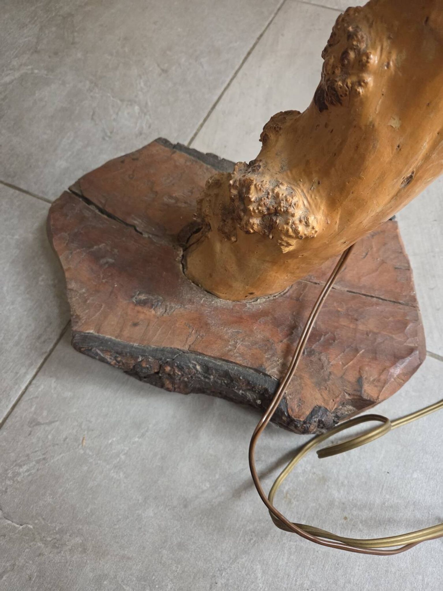 Brutalist floor lamp