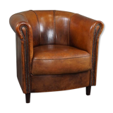 Club armchair in sheepskin, Joris