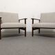 Pair of Danish teak armchairs from the 50s/60s