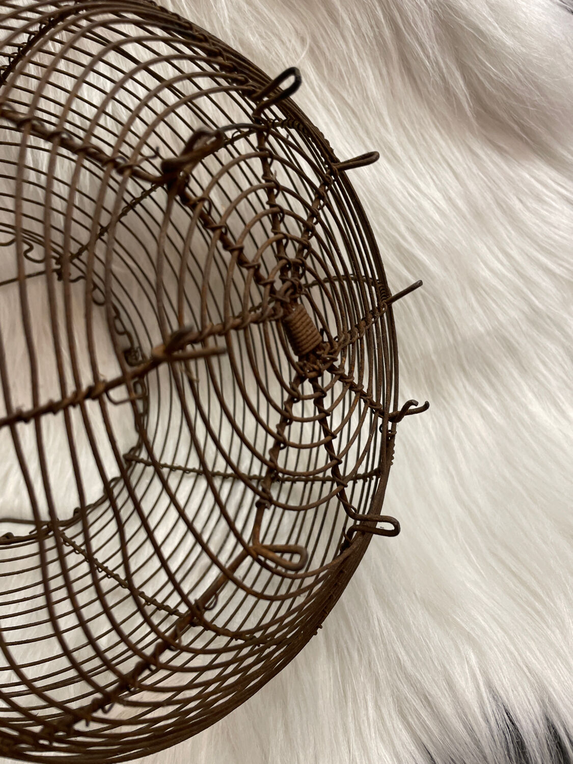 Vintage salad basket