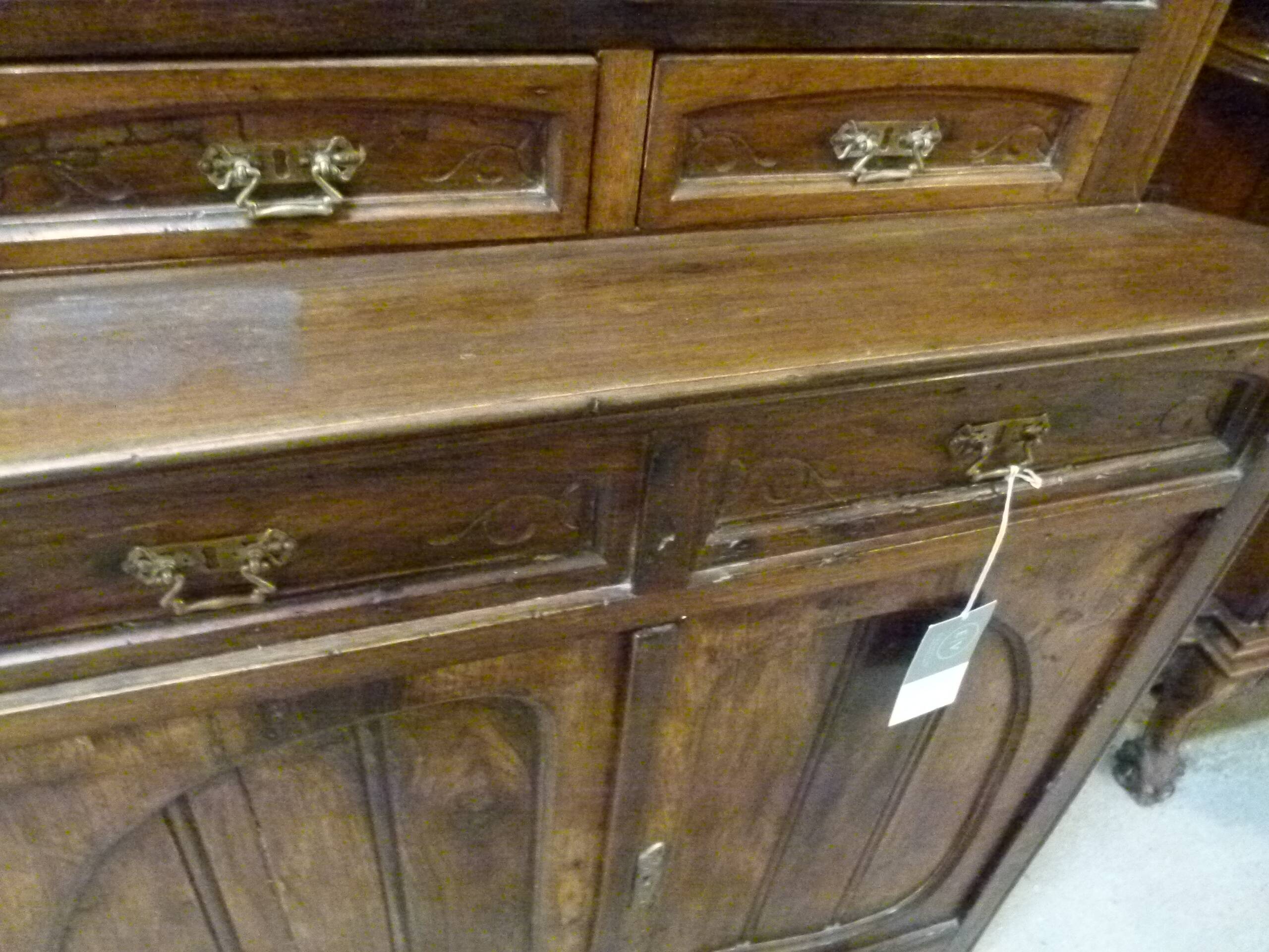 19th century corner cabinet