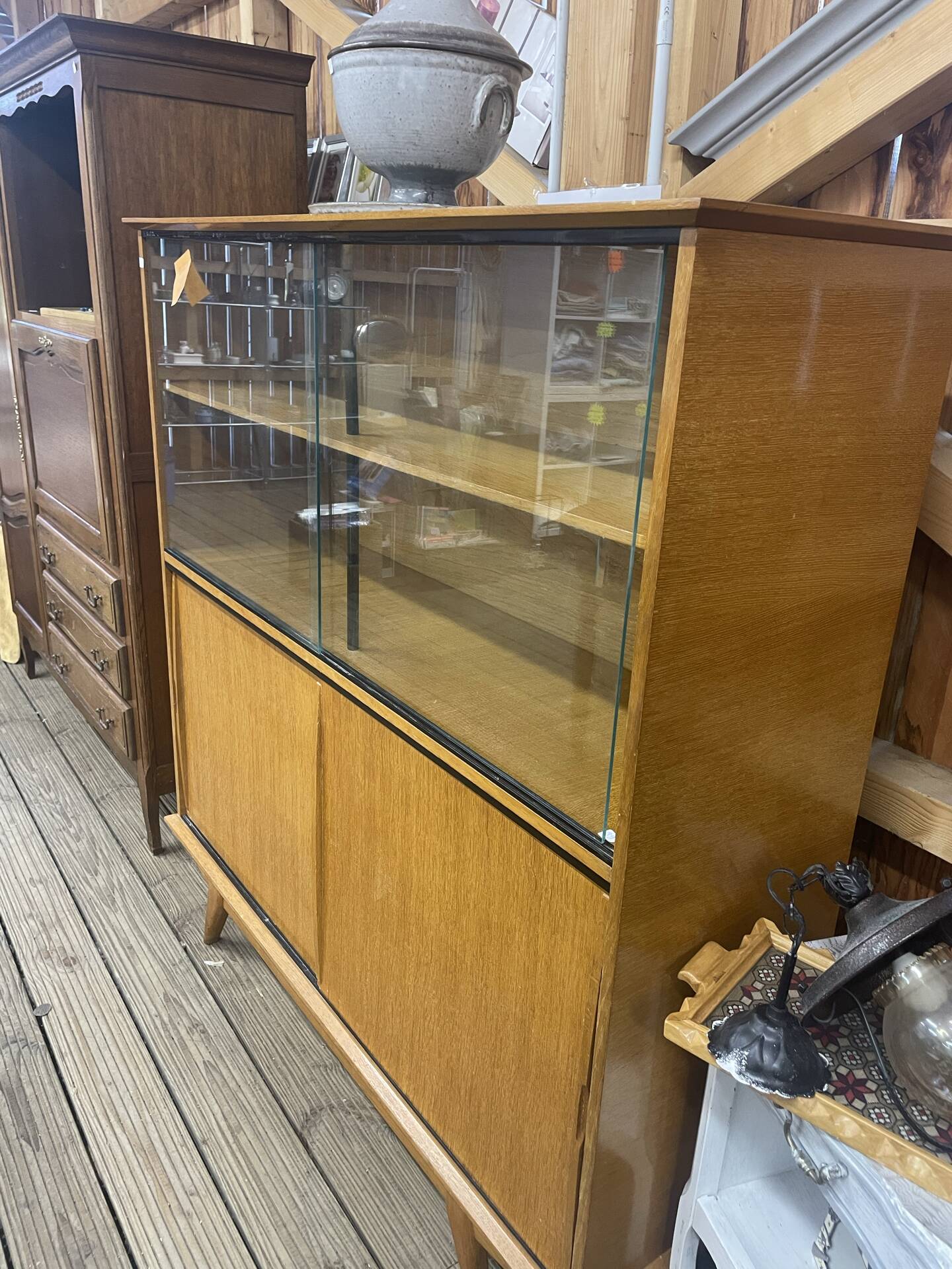 Vintage display cabinet