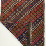 Anatolian handmade kilim rug 230 cm x 155 cm