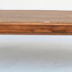 Coffee table in natural wood and wrought iron