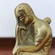 Pair of bookends The Thinker by Rodin in solid brass