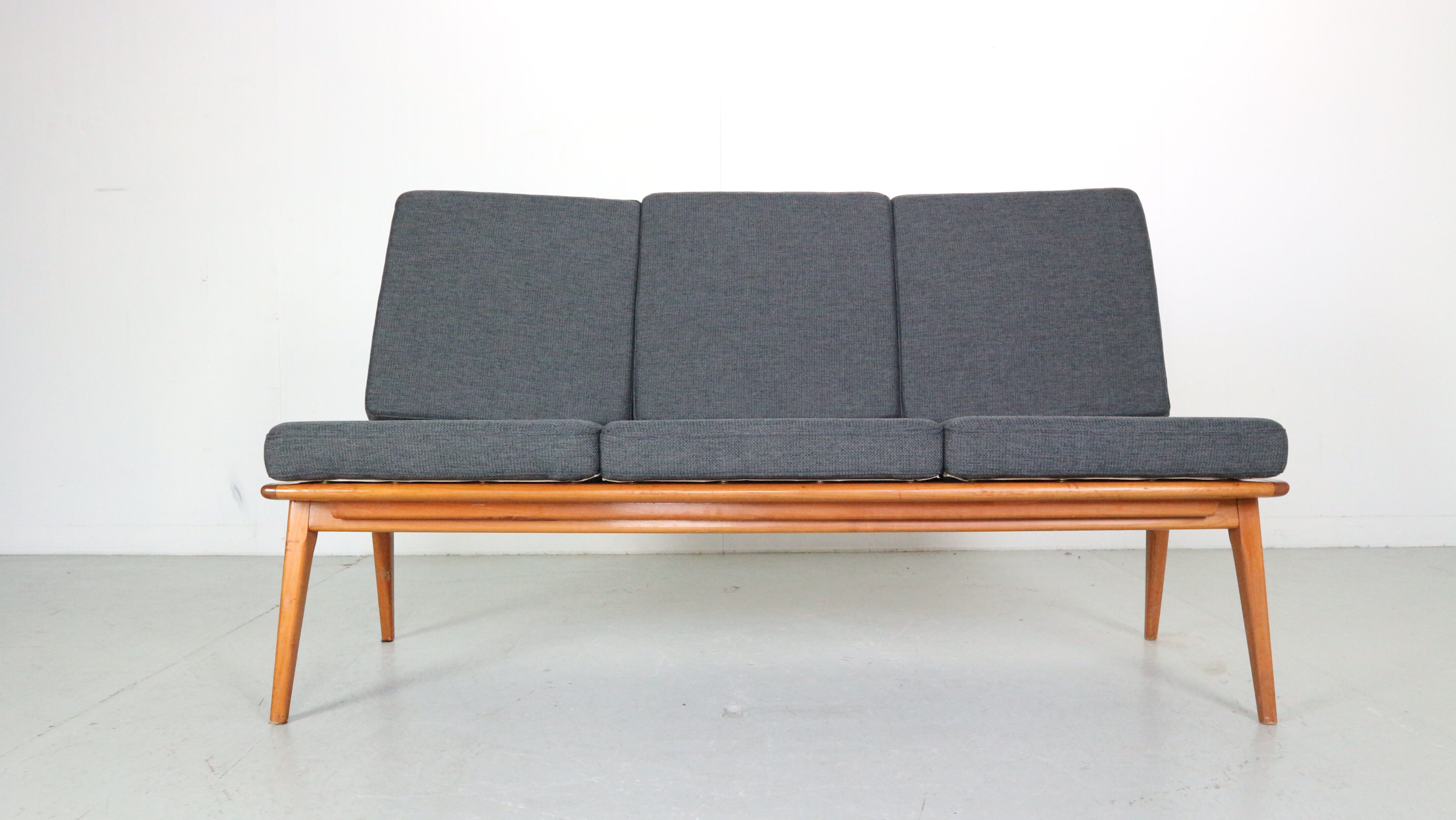 Mid-Century Modern Hans Mitzlaff 1950s Boomerang Sofa for Eugen Schmidt, 1950's