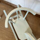 Vintage wooden rocking horse in its patina