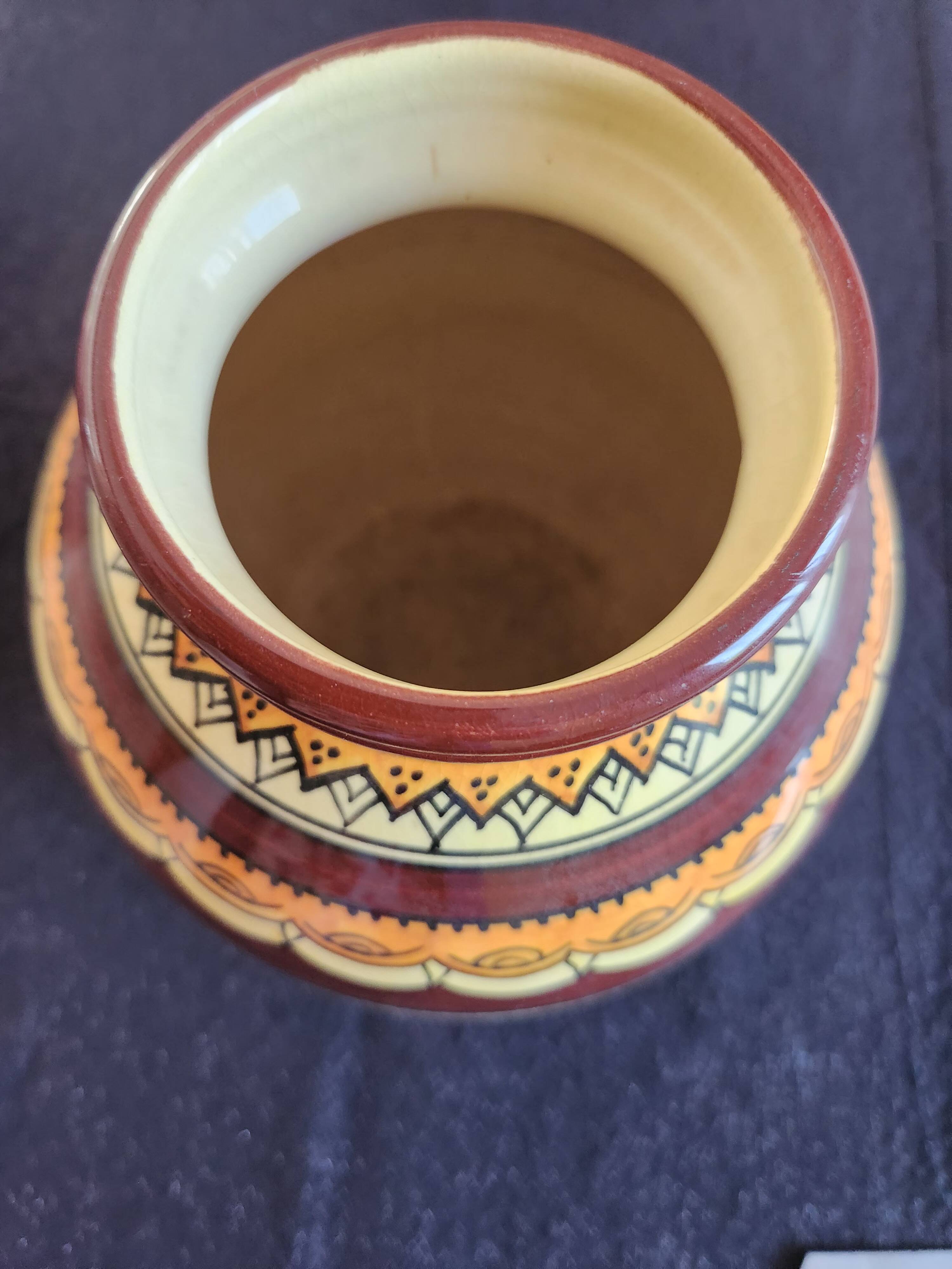 Art Deco vase Henriot Quimper