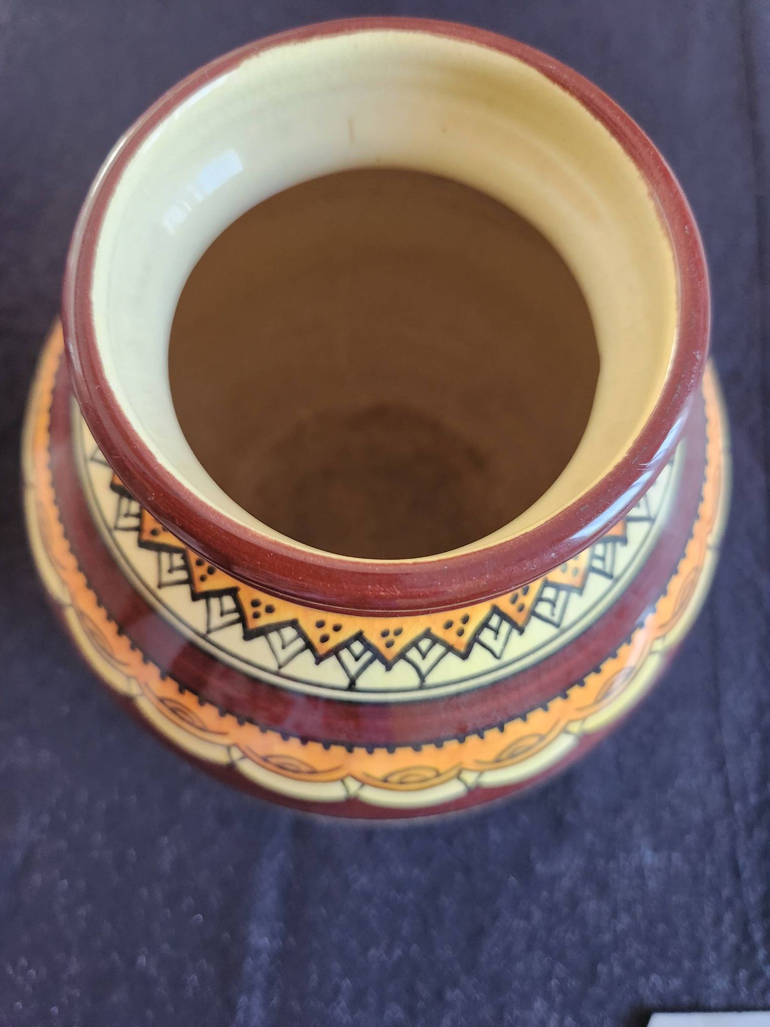 Art Deco vase Henriot Quimper