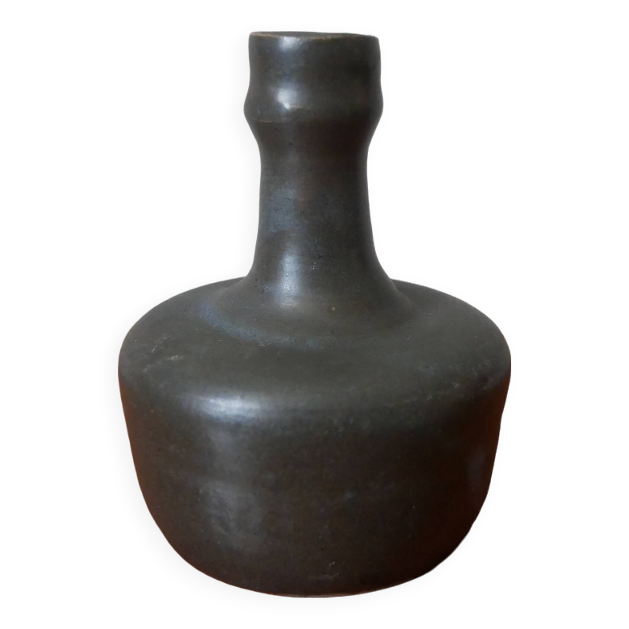 Ceramic vase soliflore pottery handmade craft production object decoration japandi