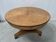Charles X style dining table in maple wood veneer, 20th century