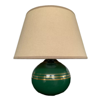 Lampe vintage en céramique émaillée