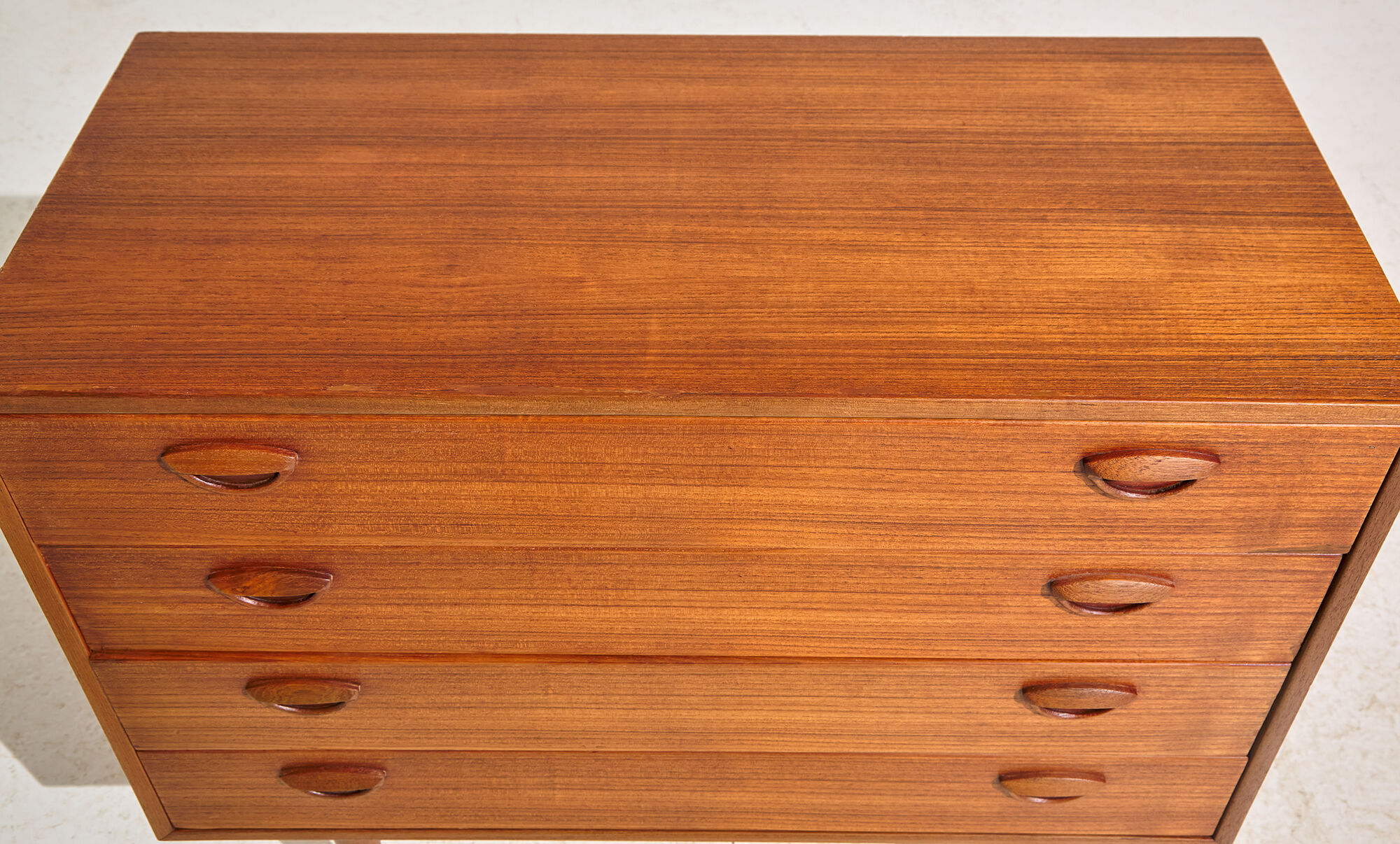 Restored teak dresser by kai kristiansen for feldballes møbler