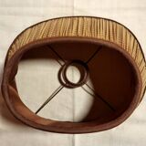 Pleated silk lampshade