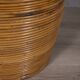 Vintage 1960s Italian design bamboo storage basket