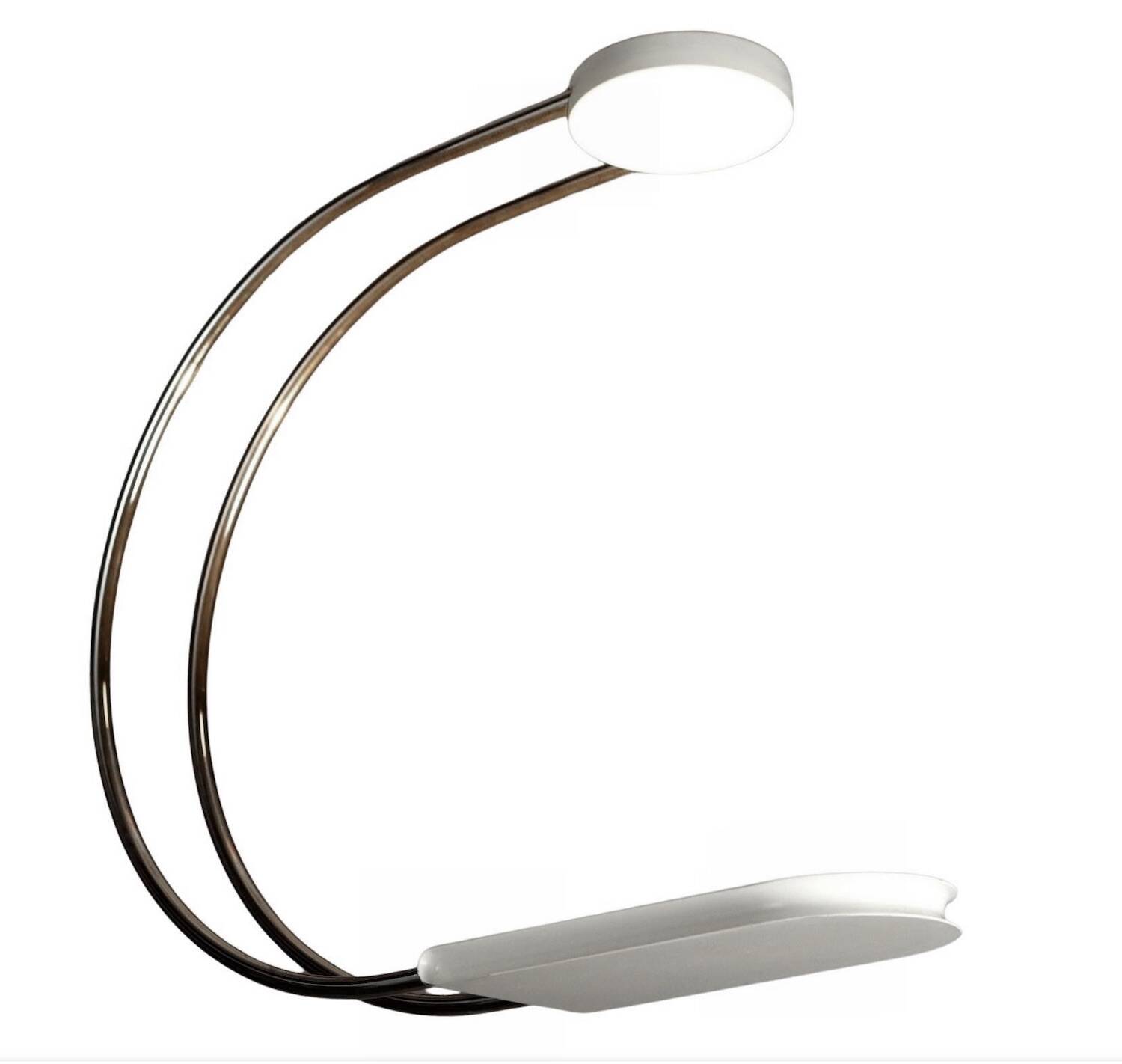 Mid century arc ceiling or wall light by Bruno Gecchelin, Italy 1970s