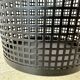 Mid century design perforated metal basket / bin , 1970s