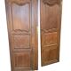 Pair of 19th-century oak cupboard doors