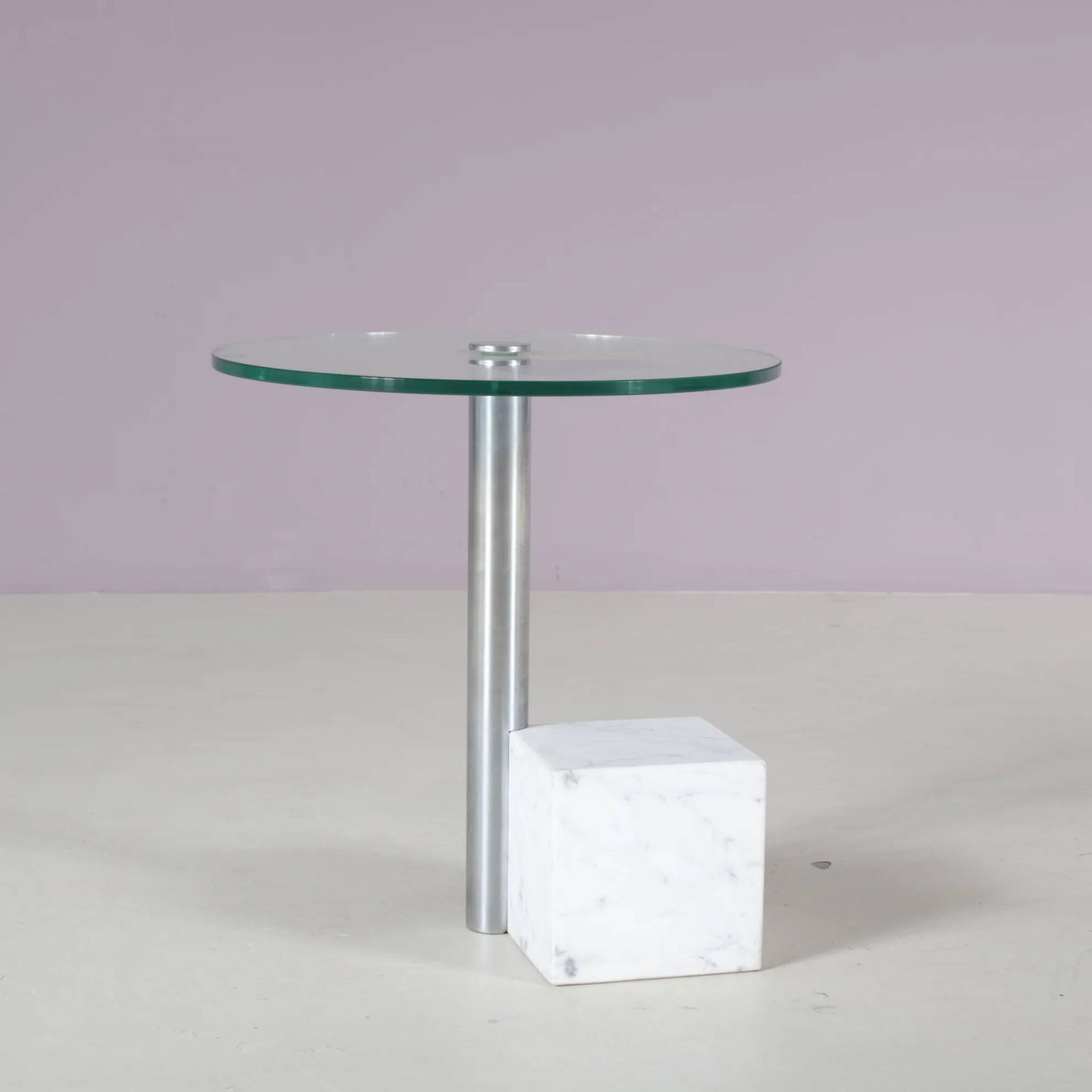 Table d'appoint HK-2 des années 1980 par Hank Kwint pour Metaform, Pays-Bas