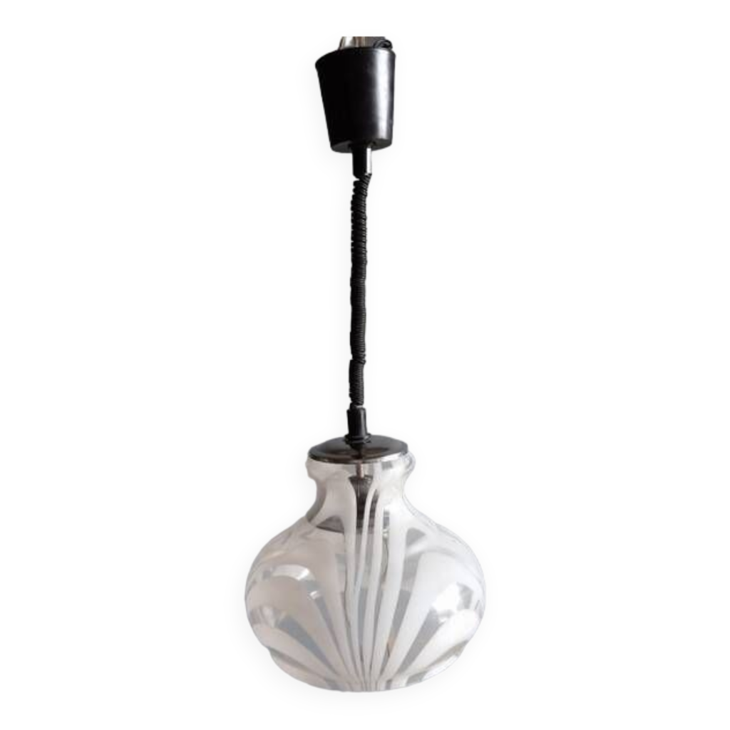 Lustre suspension design Murano ep 1970 design Selency