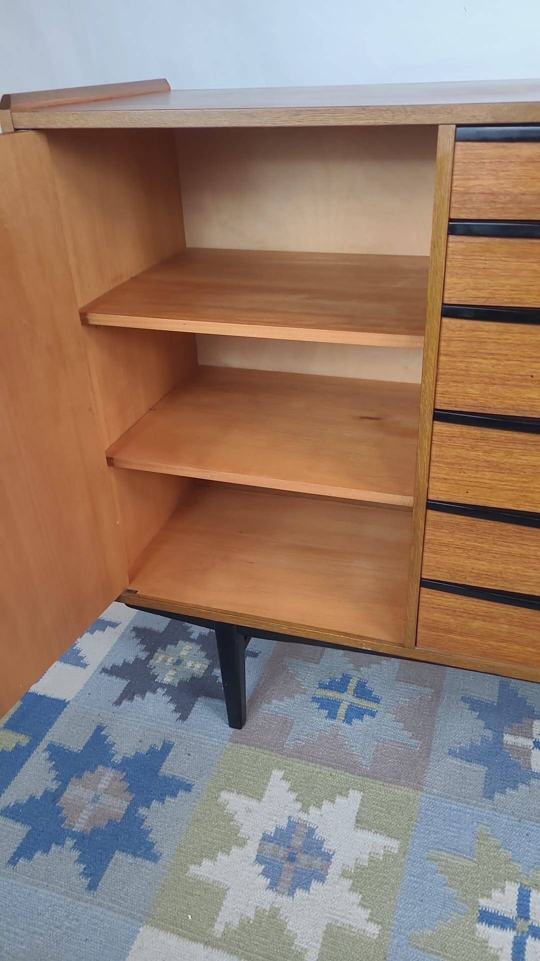 Scandinavian teak mini sideboard, Denmark, 1960s