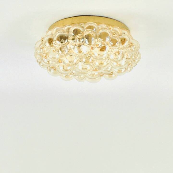Large Mid-Century Bubble Glass Ceiling Light by H.Tynell for Limburg, 1960s