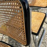 Set of 4 Cesca chairs by Marcel Breuer