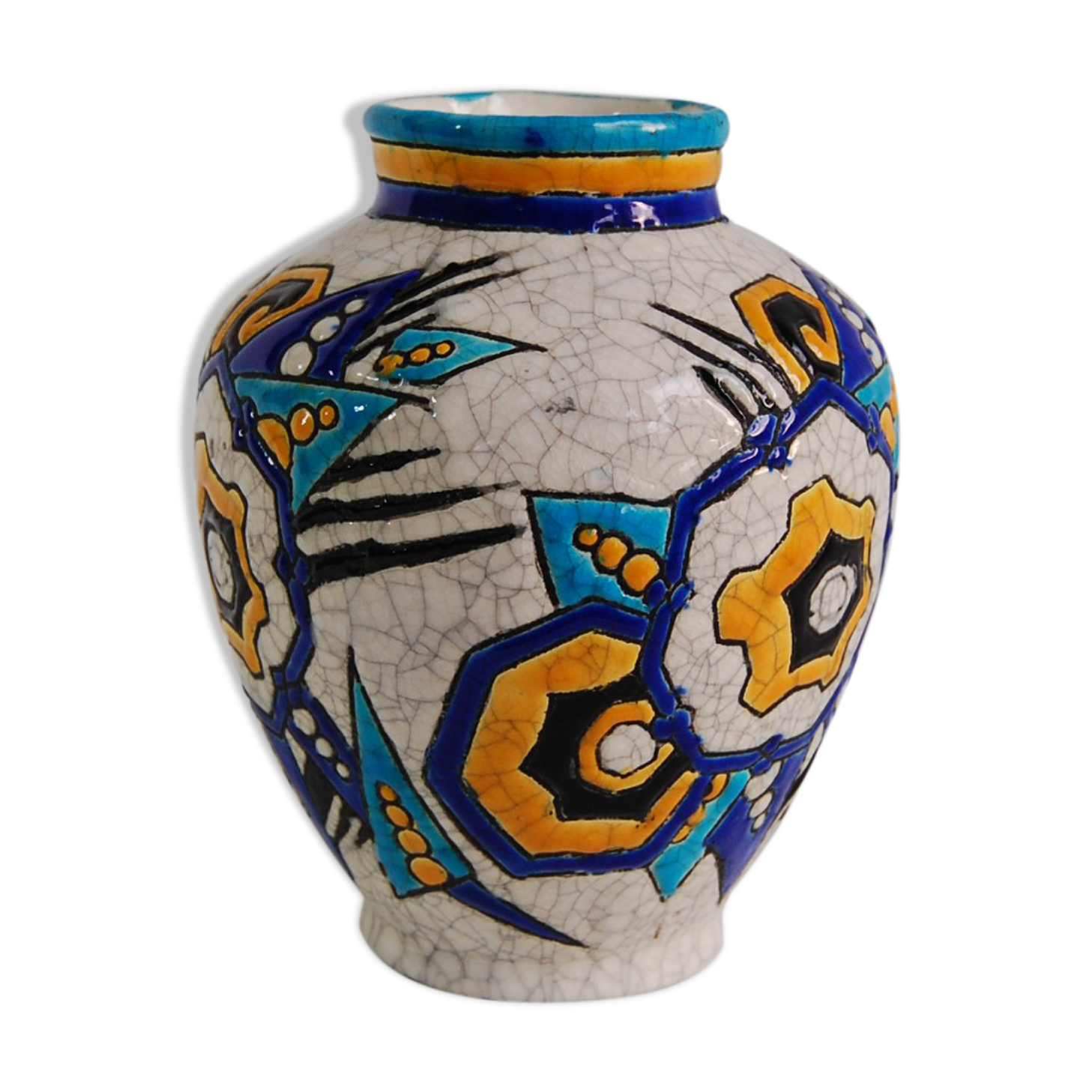 Vase art déco Boch frères - Kéramis par Charles Catteau , 1930s