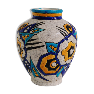 Art deco vase Boch Brothers - Kéramis by Charles Catteau , 1930s