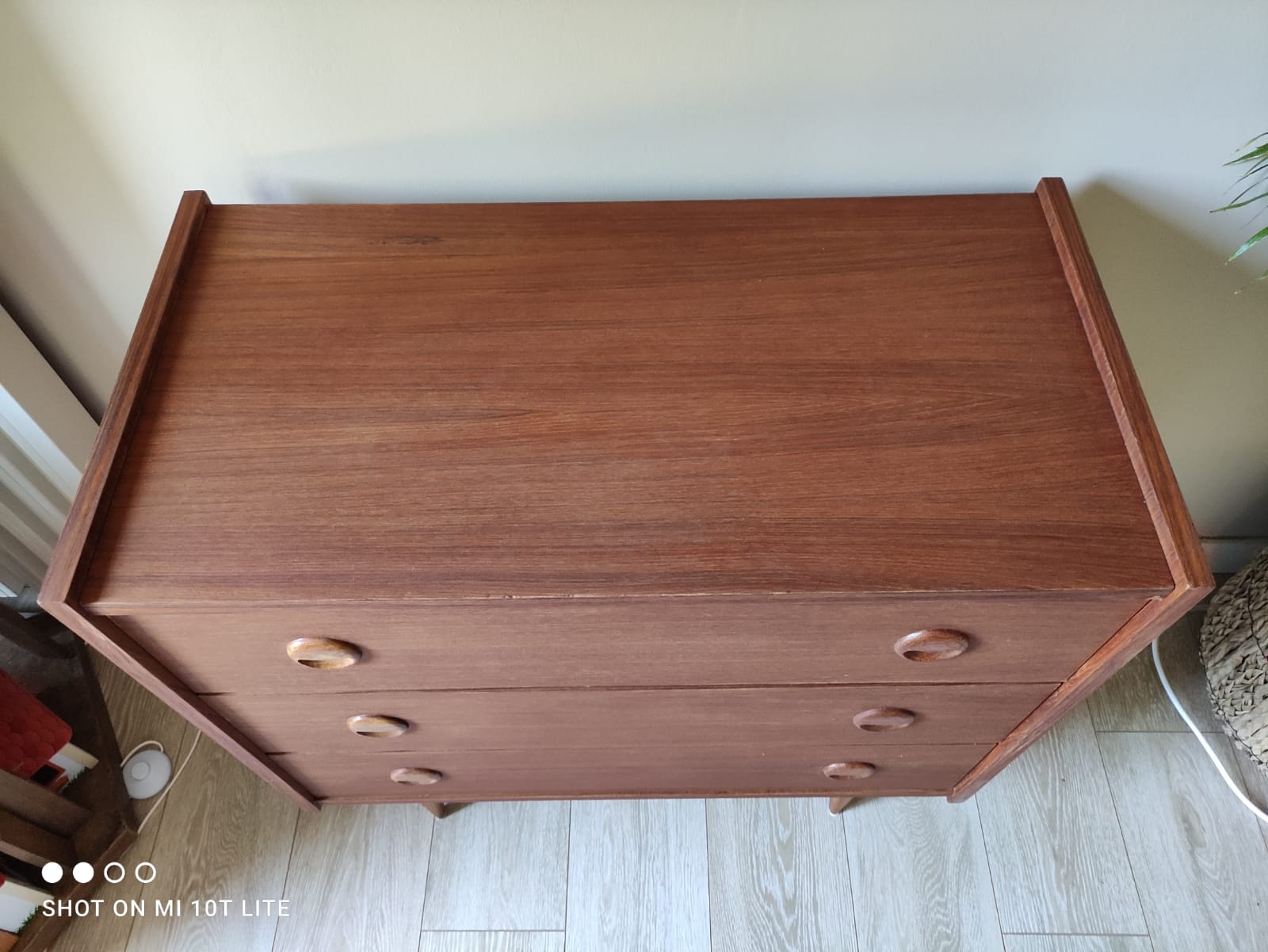 Scandinavian-style vintage teak-style commodity