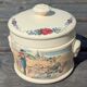 Ceramic bonbonnière Sarregemines Obernai, France Porcelain box