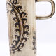 Vintage pitcher in brutalist ceramic La Pignate in Vallauris