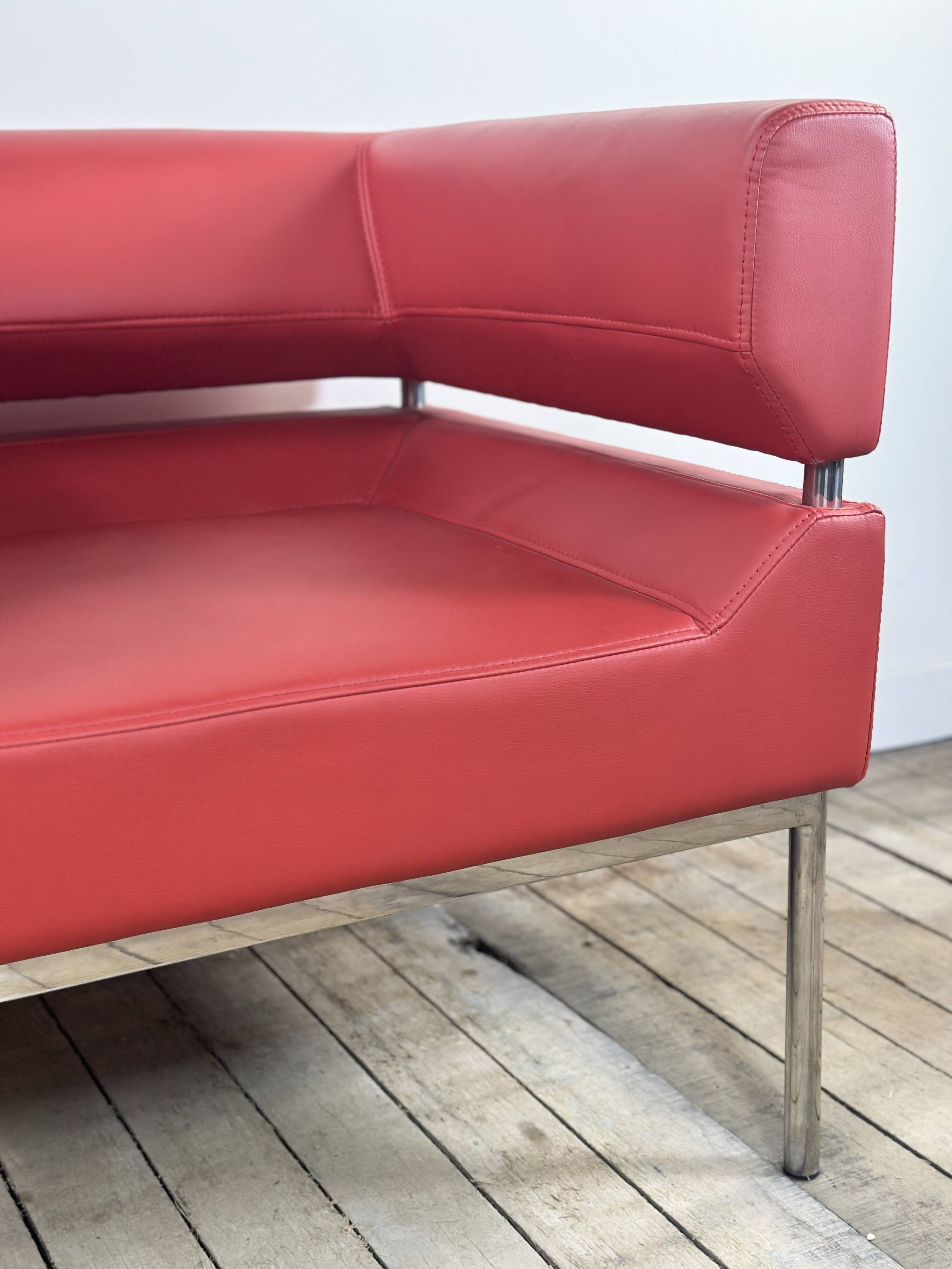 Vintage 1970s round metal and smoked glass table