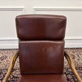 Classic English Chesterfield Office Chair Burgundy