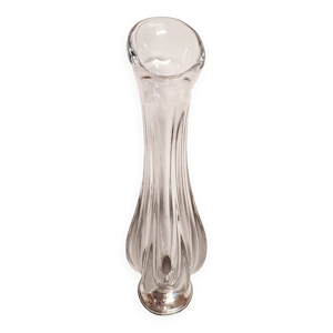 pot de cristal transparent.