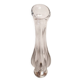 Pot de cristal transparent. Espagne, années 1970.