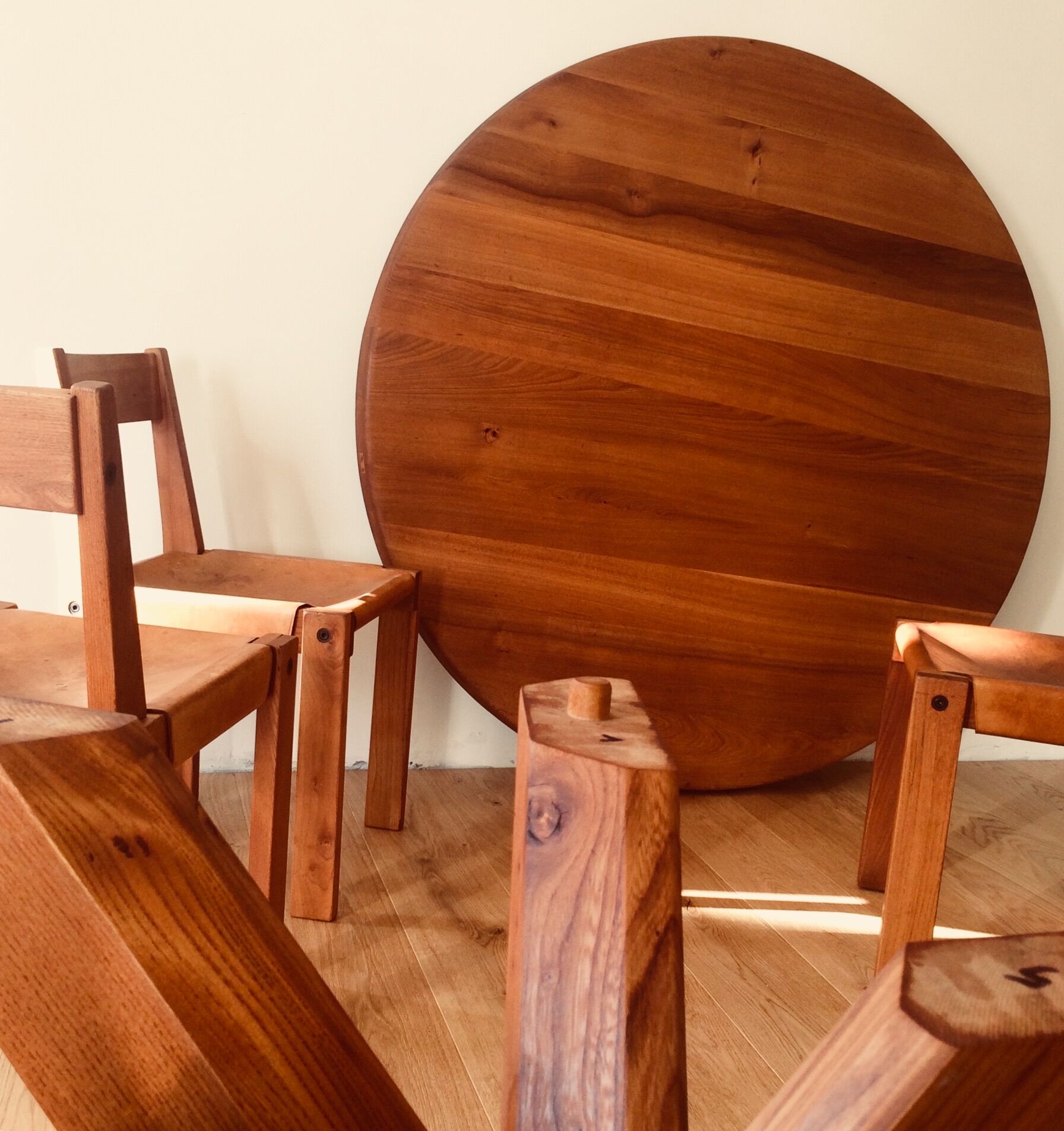 Roundtable T21D Sfax by Pierre Chapo, circa 1960