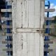 18th century painted oak door