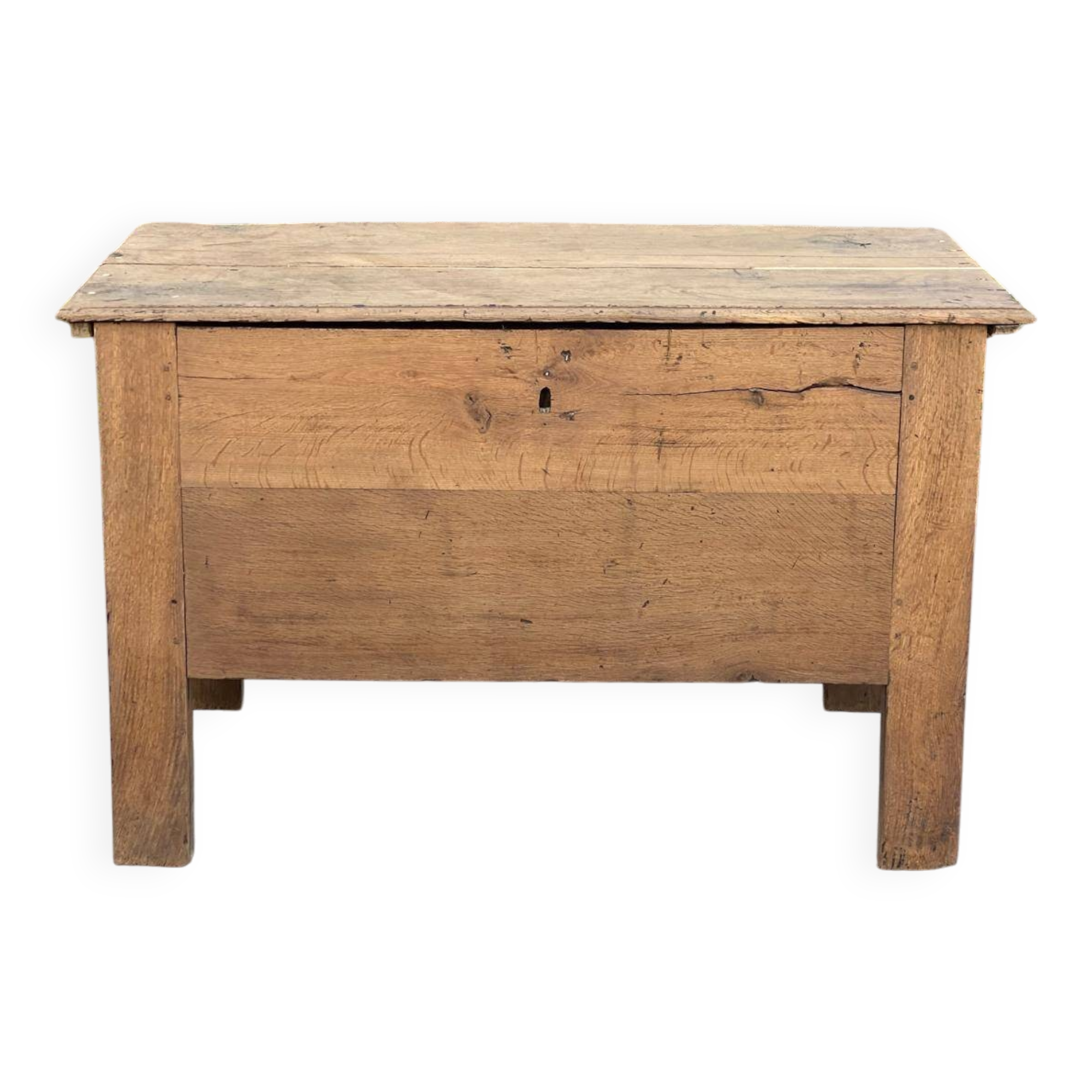 Renovated vintage oak baker's kneading trough