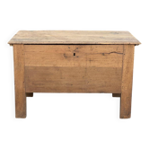 Maie pétrin de boulanger vintage rénovée en chêne