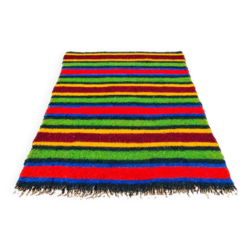 Tapis kilim "Cherga" pastoral vintage pur bloc laine