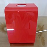 Calligaris luce lamp made in italy 2007 red plexiglass