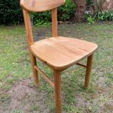 Chaise en pin par Rainer  Daumiller vers 1960